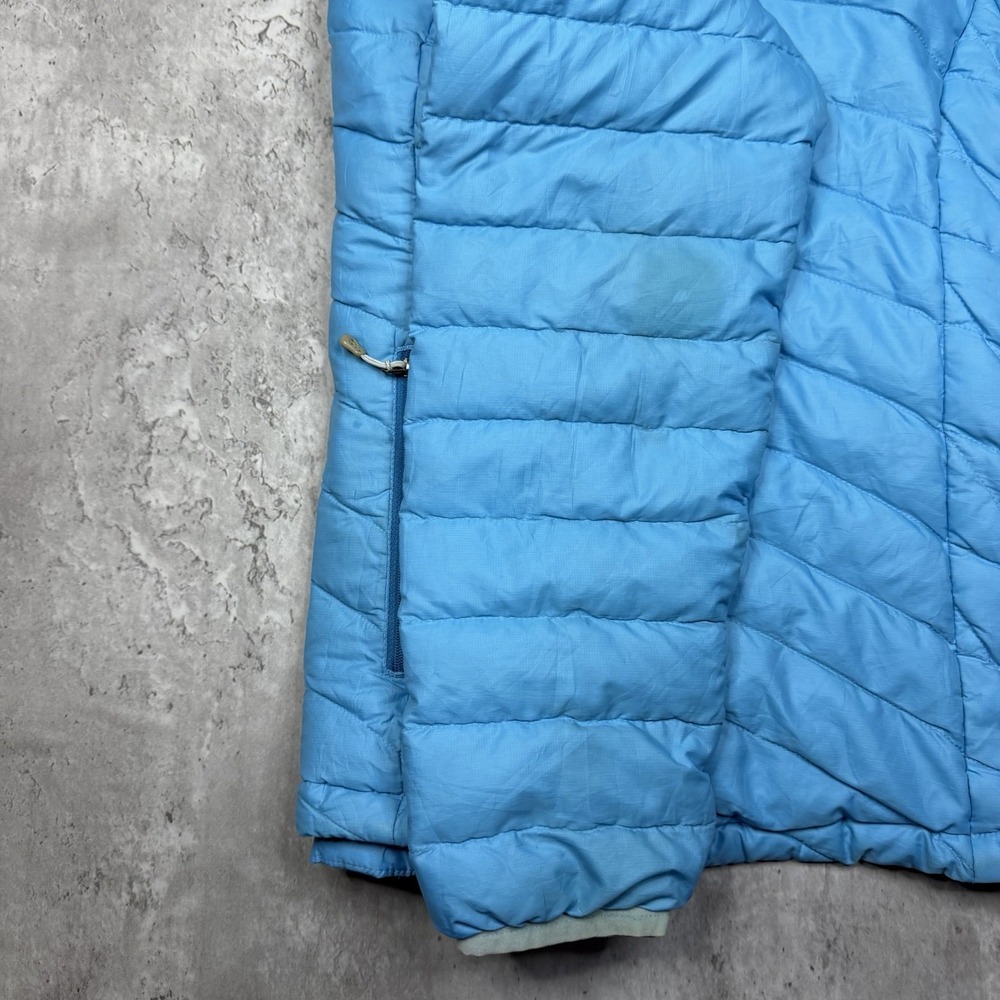 Patagonia Down Sweater Jacket Womens Small Light Blue Lightweight Puffer 846882 - Picture 9 of 9